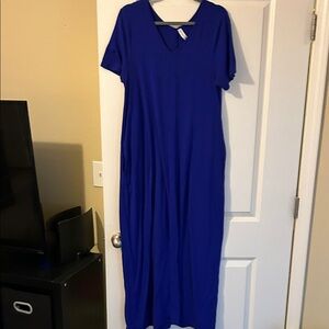 Zenana Outfitters Royal Blue Maxi Dress